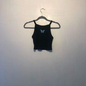 Butterfly SHEIN crop top and tank top!
